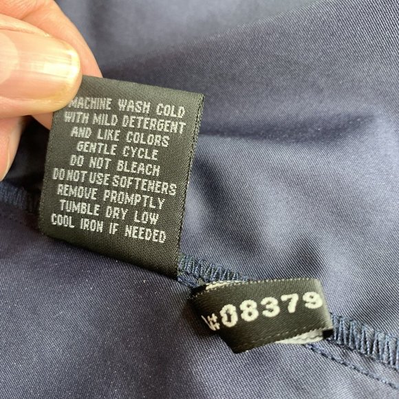 Tri-Mountain Coat Mens L Blue Full Zip Hook & Loop Cuff & Collar NBS Reno Embrod - Picture 14 of 14